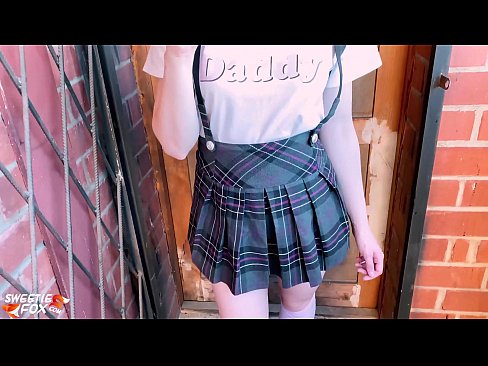 ❤️ Schoolgirl Sucks her dick deeply and fucks instead of classes. ️ Anal video at us