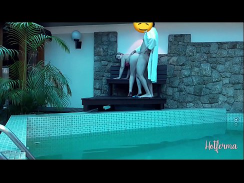 ❤️ Boss invites maid to the pool, but couldn't resist a hot ️ Anal video at us